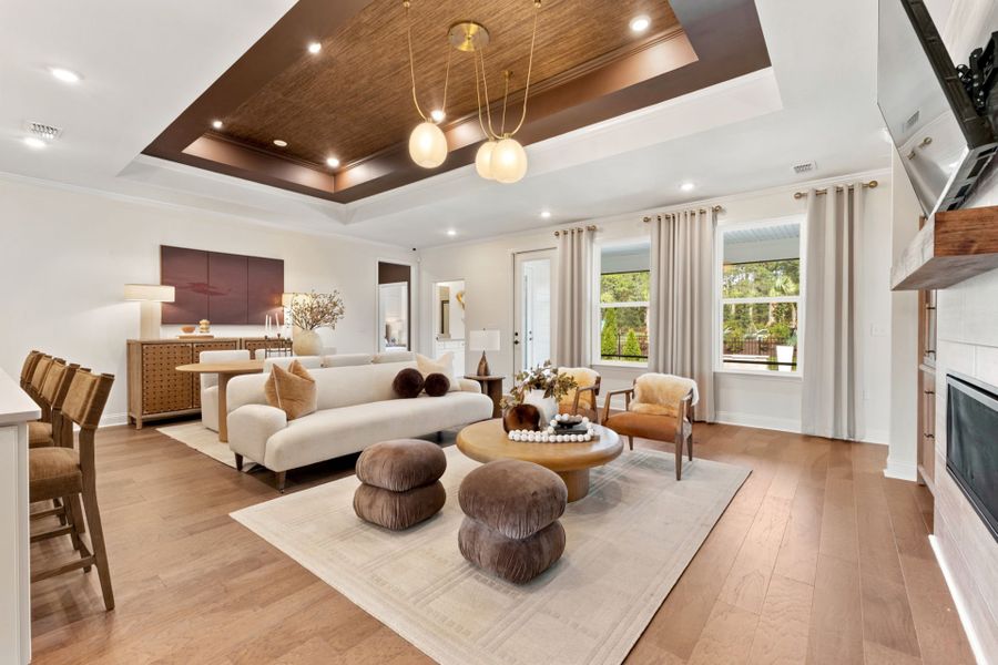 Representative furnished interior of a home built from the Stardom by Del Webb in Del Webb Ocean Isle Beach, Shallotte (Image 12).