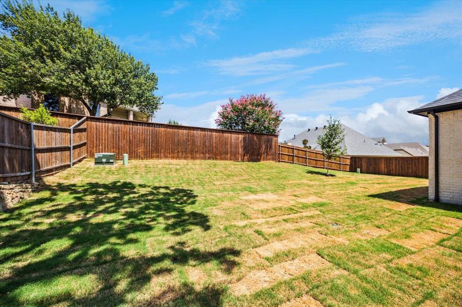 Exterior details and patio area of a home in , North Richland Hills (Image 4). Exterior details and patio area of a home in , North Richland Hills (Image 4).