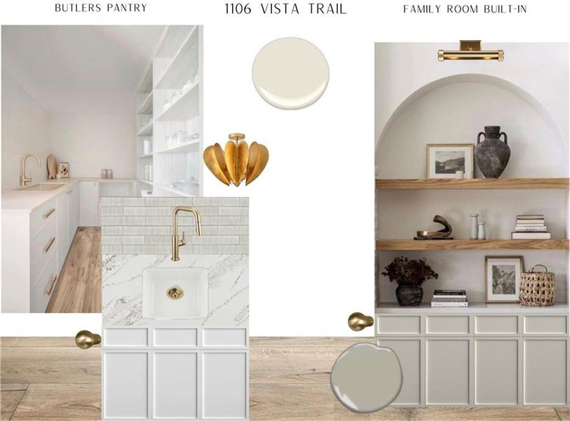 Close-up of interior finishes inside a home in , Atlanta (Image 9).