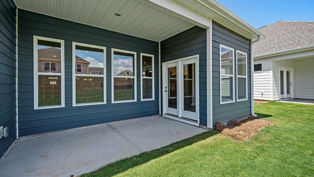 Front exterior of a new home in The Villas at Pine Valley, Boiling Springs, SC, highlighting curb appeal (Image 18).