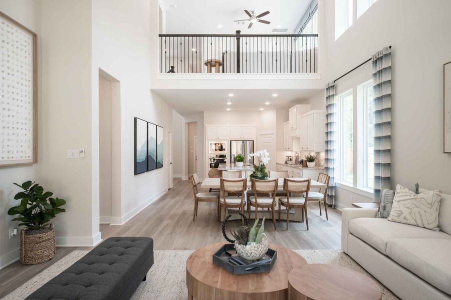 Furnished interior view inside a new home in Oakhill Reserve, Tomball (Image 7).