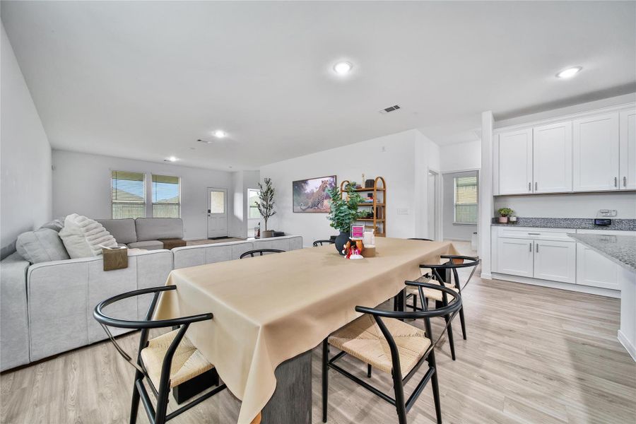 Furnished interior view inside a new home in , Cypress (Image 12).