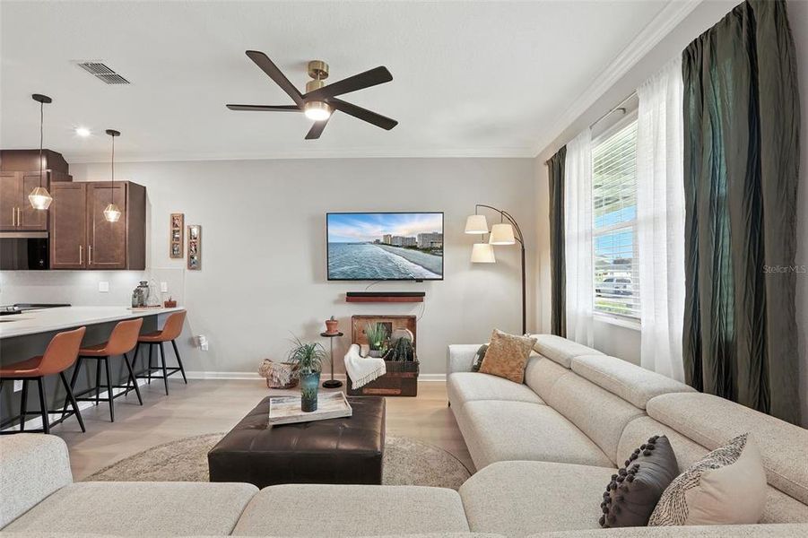 Furnished interior view inside a new home in Waterbrooke, Clermont (Image 7). Furnished interior view inside a new home in Waterbrooke, Clermont (Image 7).