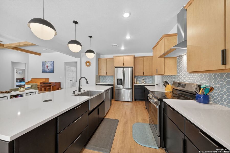 Furnished interior view inside a new home in , Devine (Image 4).