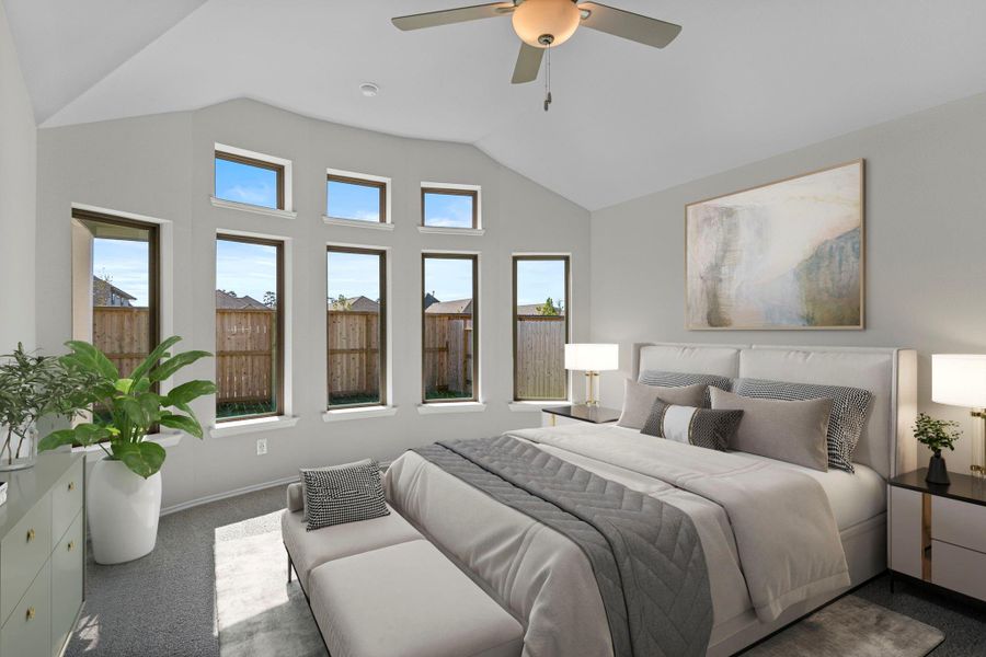 Furnished interior view inside a new home in Grand Central Park, Conroe (Image 9). Furnished interior view inside a new home in Grand Central Park, Conroe (Image 9).