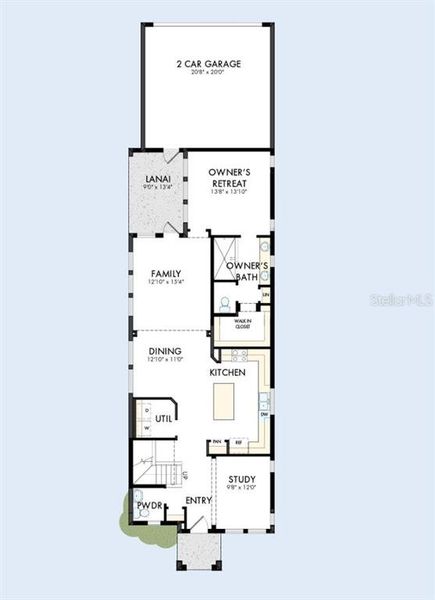 2D floor plan layout of this home in , Clermont, FL (Image 2). 2D floor plan layout of this home in , Clermont, FL (Image 2).