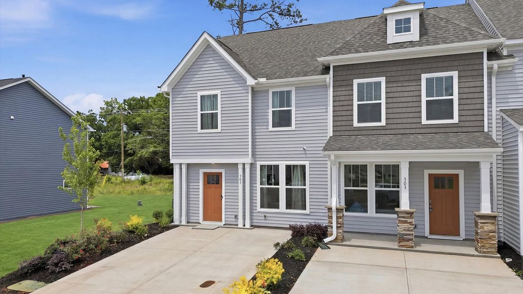 Churchill Design with tasteful exterior finishes and a thoughtfully designed façade located in Anderson, SC