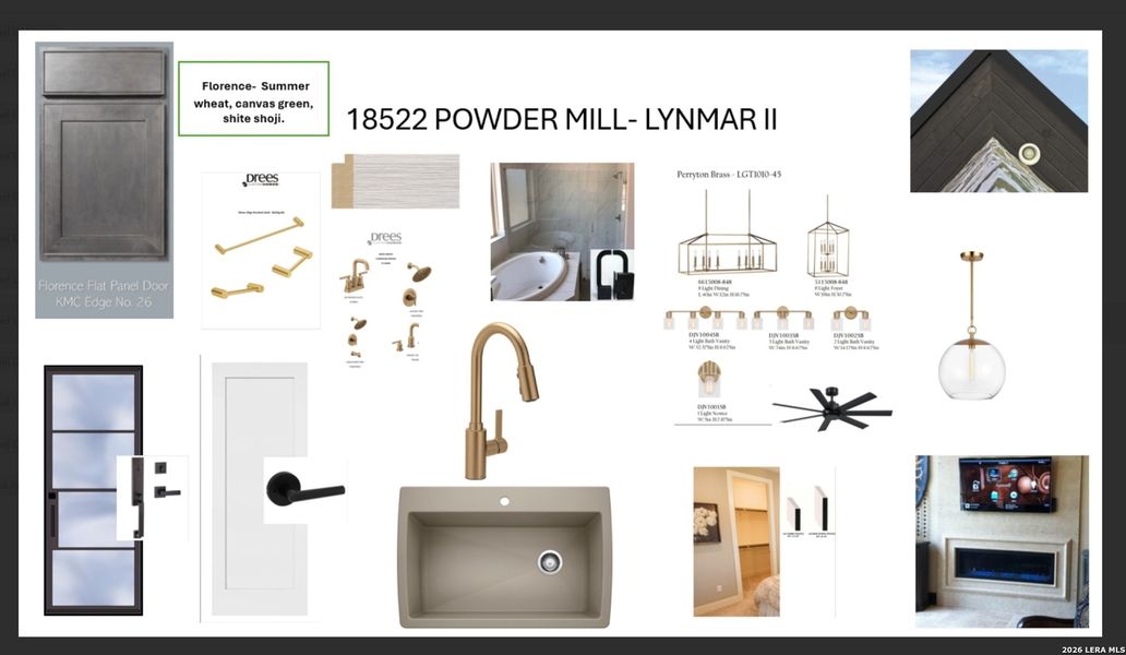Sample of building materials used in homes in Shavano Highlands, San Antonio (Image 12). Sample of building materials used in homes in Shavano Highlands, San Antonio (Image 12).
