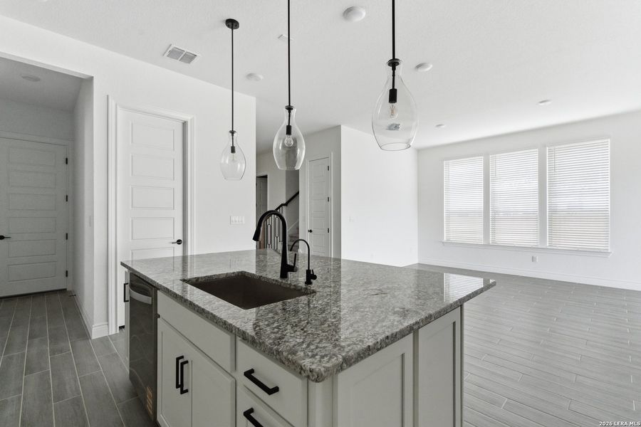 Furnished interior view inside a new home in Davis Ranch, San Antonio (Image 3).