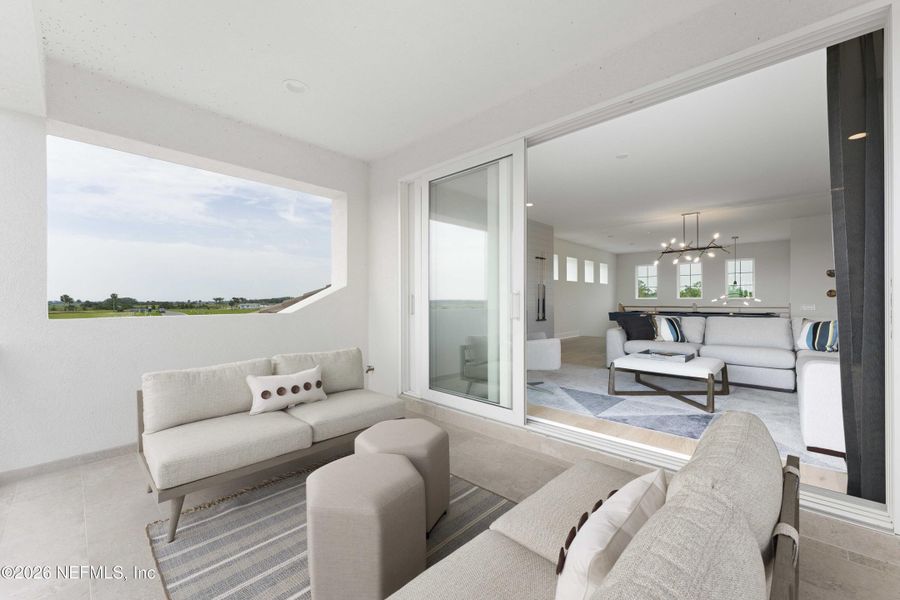 Furnished interior view inside a new home in , Ponte Vedra Beach (Image 36).
