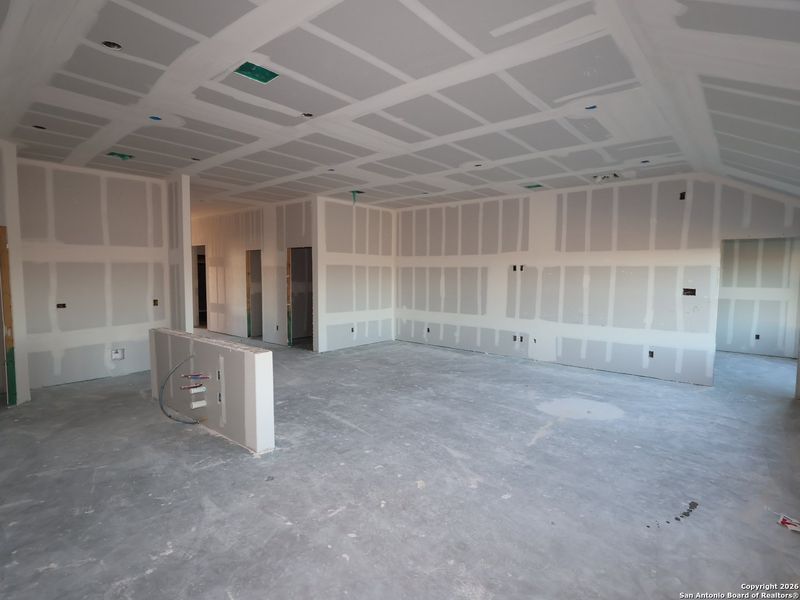 In-progress construction of a new home in Cinco Lakes, San Antonio, TX (Image 26).