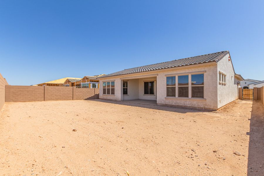 Representative exterior photo of a completed home built from the Palomino by Taylor Morrison in Paradisi Venture II Collection, Surprise, AZ (Image 23).
