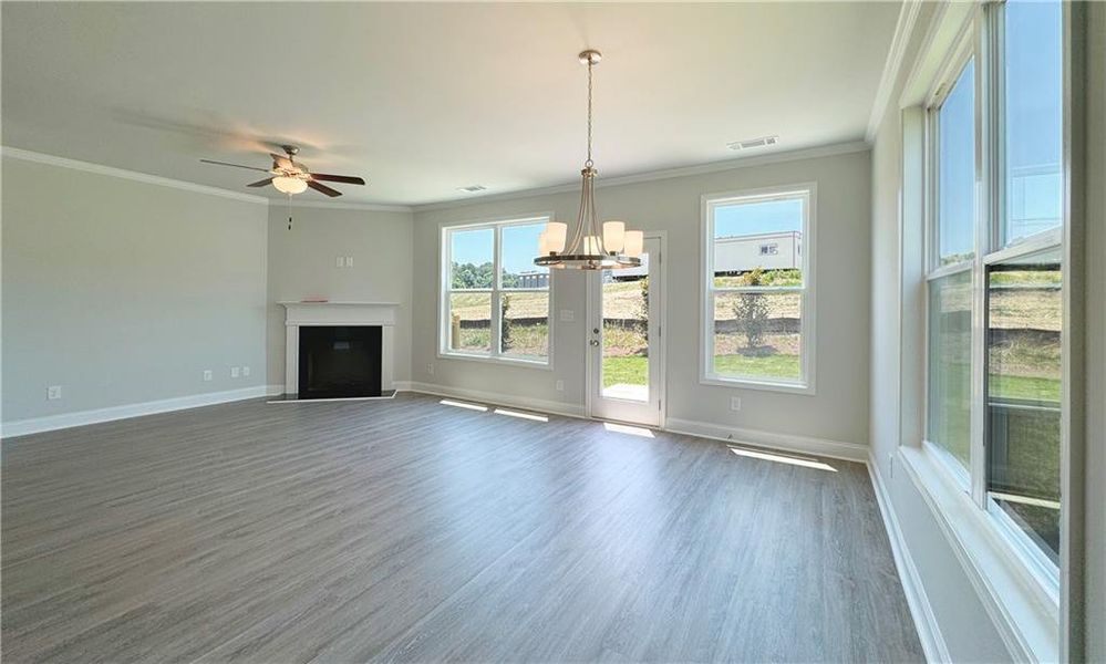Spacious, unfurnished interior of a new home in Somerset at Riverbrook, Gainesville (Image 11).