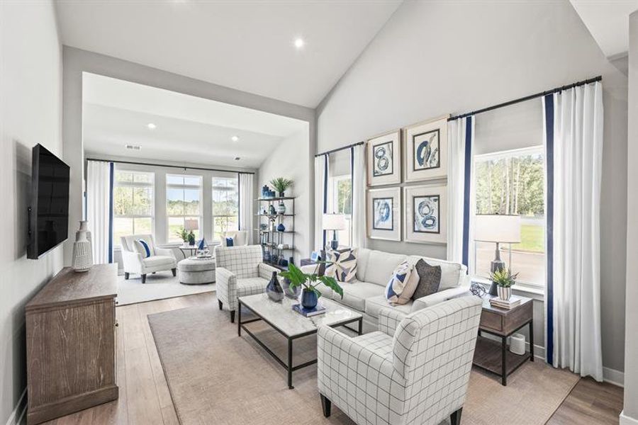 Representative furnished interior of a home built from the Bethany by Ryan Homes in Grande Dunes North Village Villas, Myrtle Beach (Image 7).