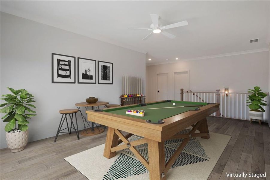 Furnished interior view inside a new home in , Statham (Image 10).