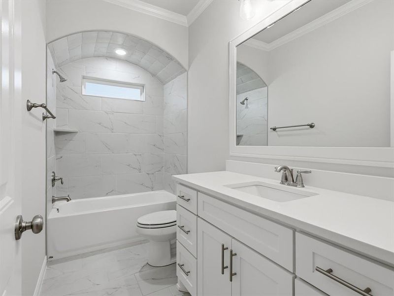 Furnished interior view inside a new home in , Azle (Image 12).