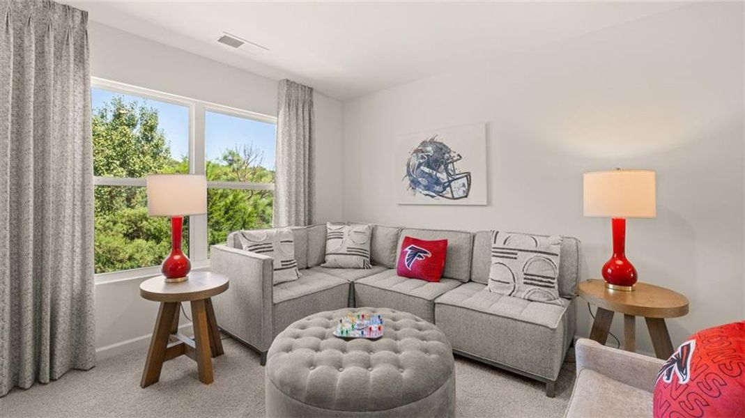 Furnished interior view inside a new home in Bridle Creek, Locust Grove (Image 44).