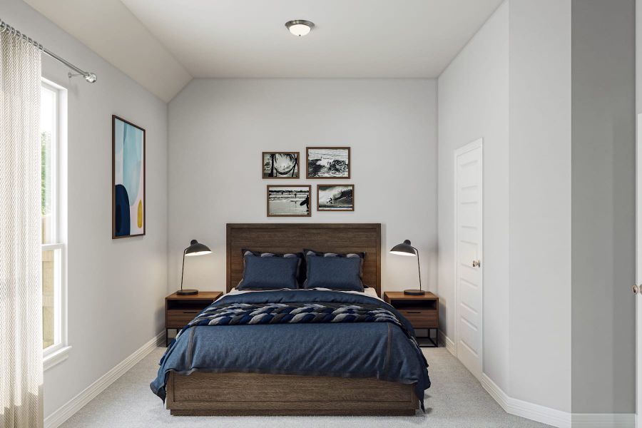 Representative furnished interior of a home built from the Starling by Tri Pointe Homes in Oakhill Reserve, Tomball (Image 13).