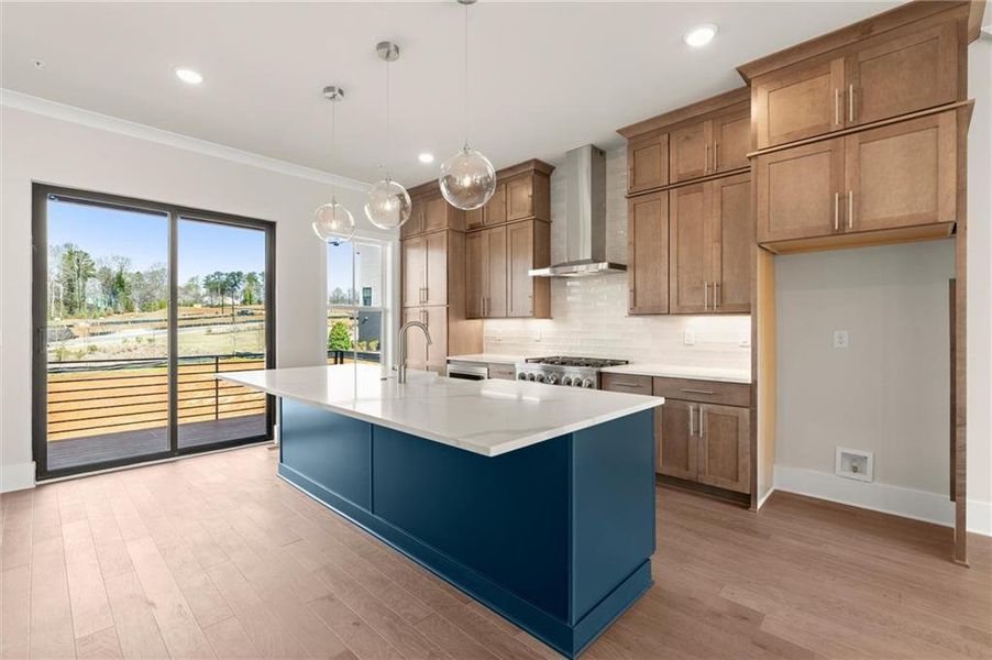 Furnished interior view inside a new home in , Alpharetta (Image 5).