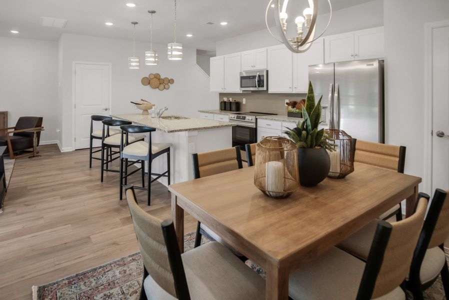 Furnished interior view inside a new home in Jackson Hills, Clarksville (Image 8).