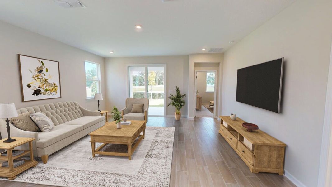 Furnished interior view inside a new home in Sandridge Hills, Green Cove Springs (Image 4).