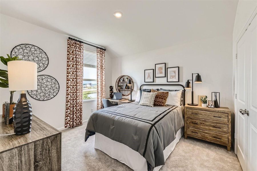 Furnished interior view inside a new home in Bridgeland, Cypress (Image 13).