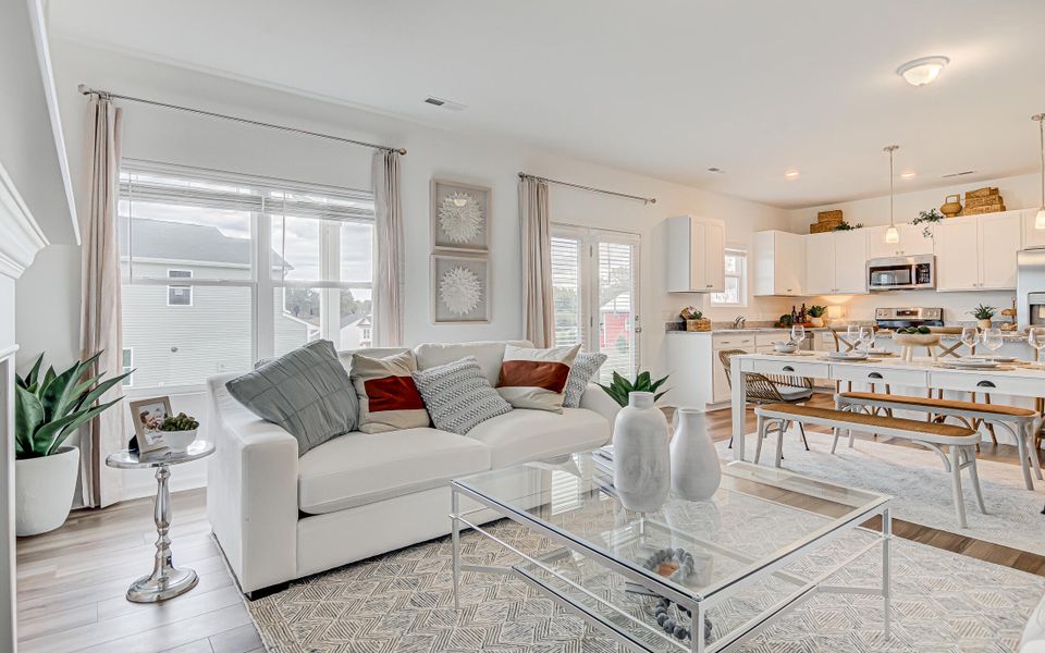 Furnished interior view inside a new home in , Summerville (Image 23). Furnished interior view inside a new home in , Summerville (Image 23).