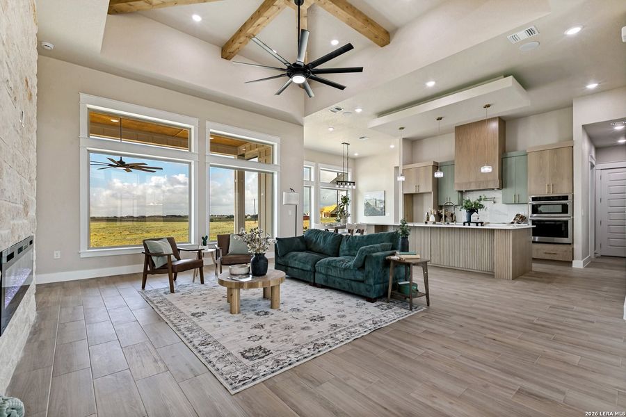 Furnished interior view inside a new home in , La Vernia (Image 9).