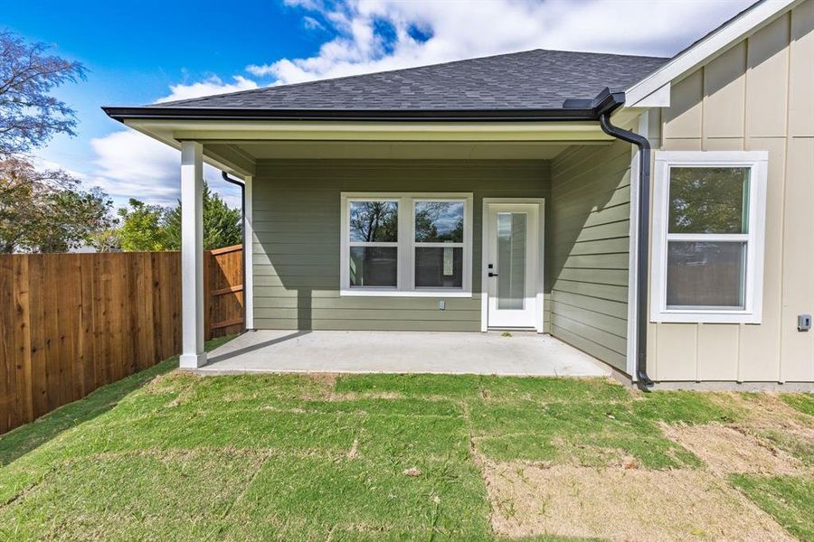 Exterior details and patio area of a home in , Greenville (Image 3). Exterior details and patio area of a home in , Greenville (Image 3).