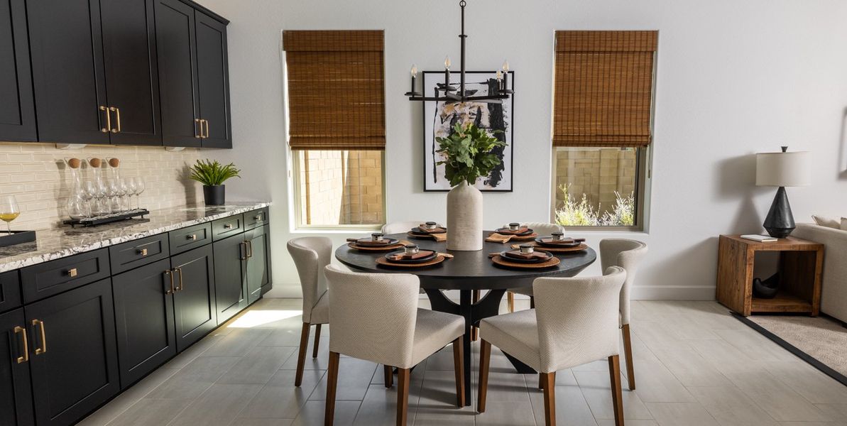 Furnished interior view inside a new home in Horizon at The Dells, Prescott (Image 10). Furnished interior view inside a new home in Horizon at The Dells, Prescott (Image 10).