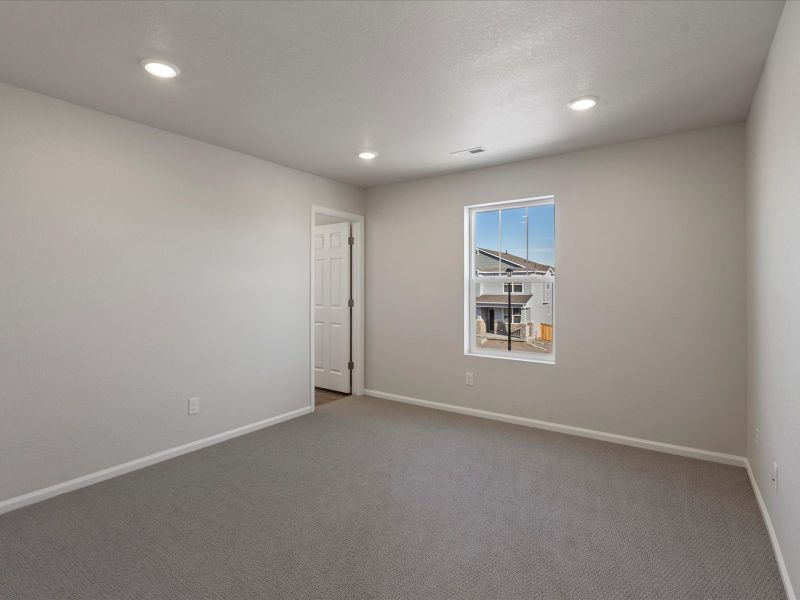 Spacious, unfurnished interior of a new home in Buffalo Highlands: The Canyon Collection, Commerce City (Image 11). Spacious, unfurnished interior of a new home in Buffalo Highlands: The Canyon Collection, Commerce City (Image 11).