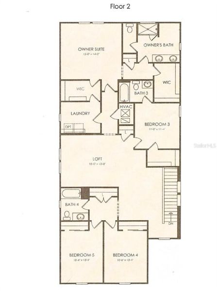 2D floor plan layout of this home in , Land O' Lakes, FL (Image 6). 2D floor plan layout of this home in , Land O' Lakes, FL (Image 6).
