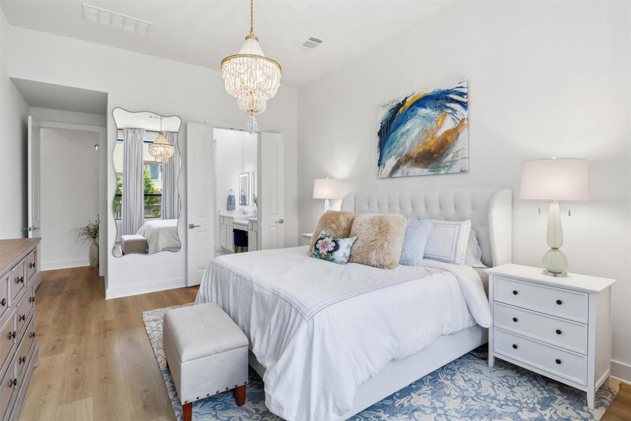 Furnished interior view inside a new home in , Brookshire (Image 11).