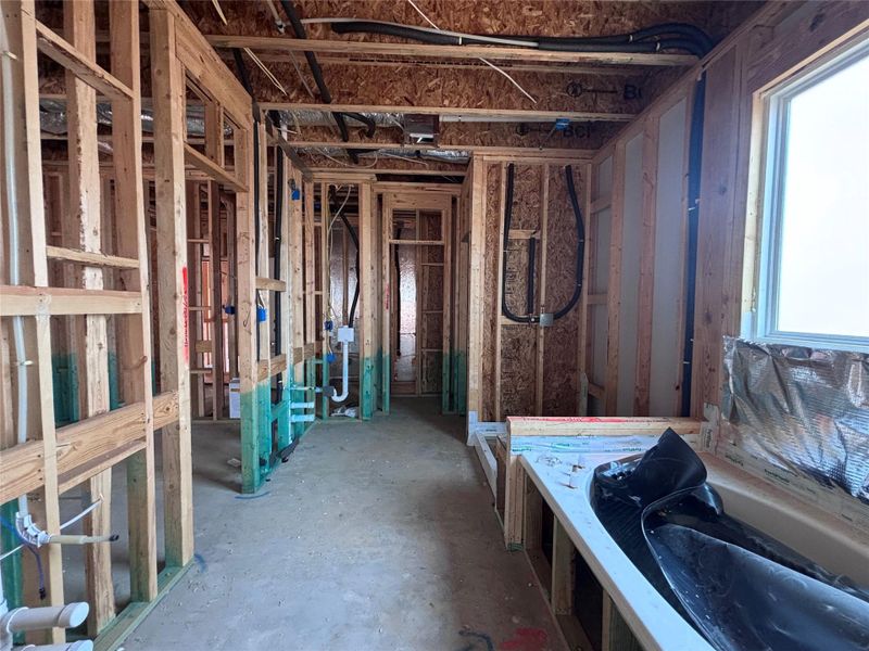 In-progress construction of a new home in The Colony 50s, Bastrop, TX (Image 11). In-progress construction of a new home in The Colony 50s, Bastrop, TX (Image 11).