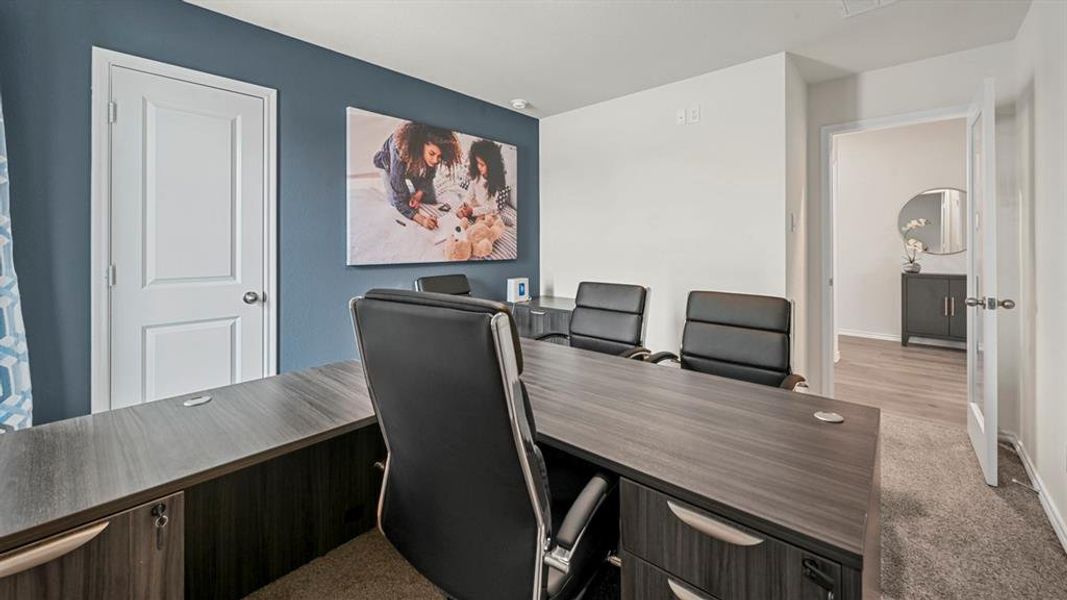 Furnished interior view inside a new home in Frontier Pointe, Princeton (Image 32).