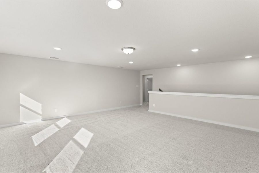Representative unfurnished interior of a home built from the Sequoia II Harrington Trails Cornerstone I Series by Brohn Homes in Harrington Trails, New Caney (Image 24).