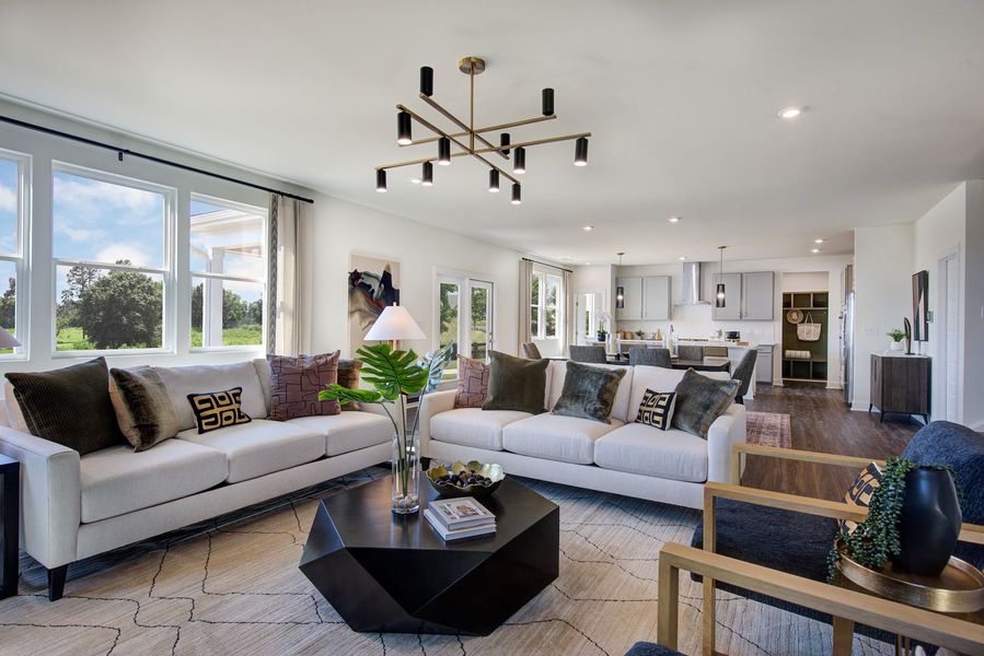 Furnished interior view inside a new home in Williams Grove, Apex (Image 8).