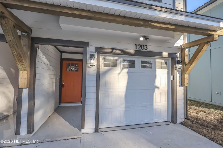 Exterior details and patio area of a home in , Jacksonville (Image 2). Exterior details and patio area of a home in , Jacksonville (Image 2).