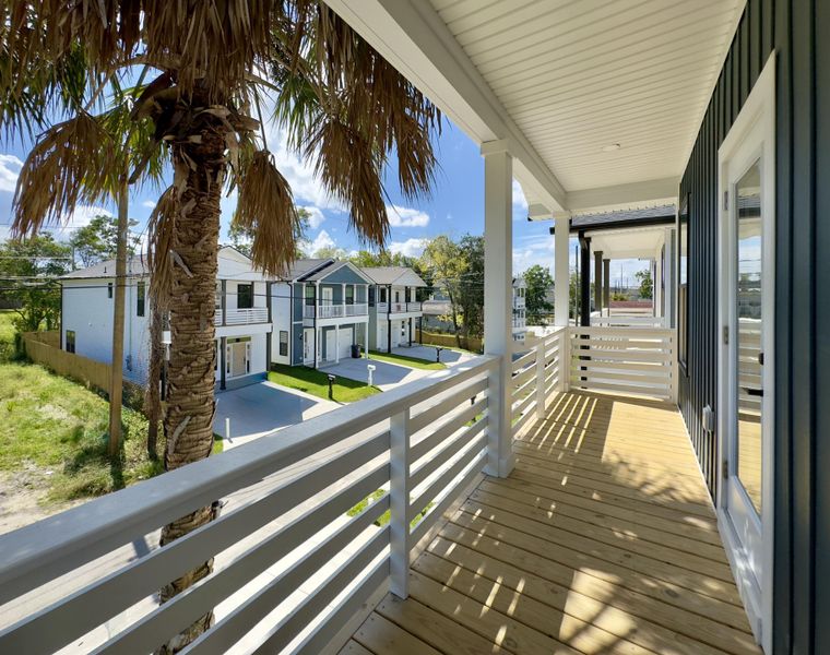 Exterior details and patio area of a home in , North Charleston (Image 23).