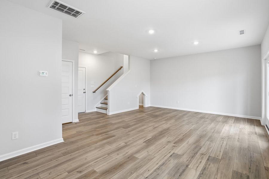 Spacious, unfurnished interior of a new home in Sweetbrier, Durham (Image 32).