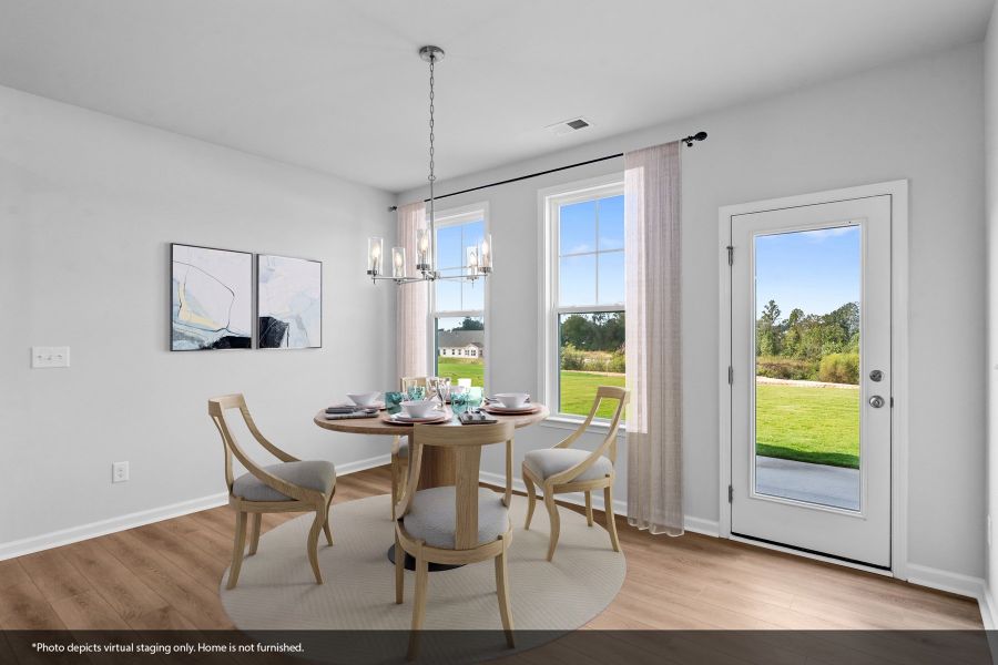 Furnished interior view inside a new home in Fieldstone, Lexington (Image 7).