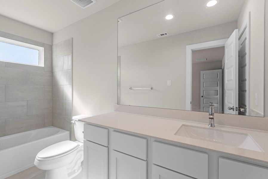 Furnished interior view inside a new home in Morton Creek Ranch, Katy (Image 7).