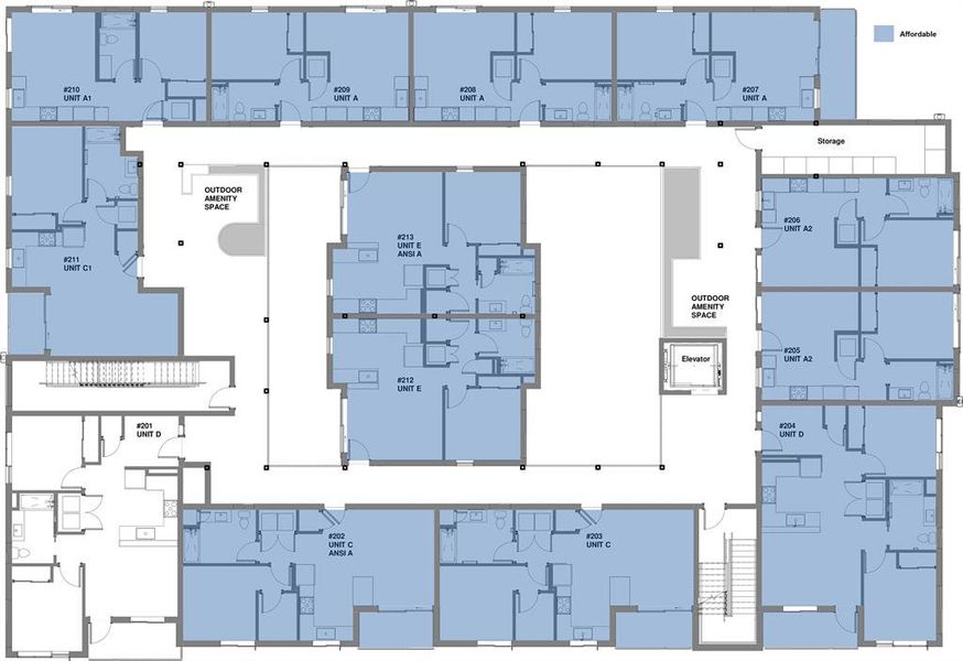 Level 2 Unit Layout