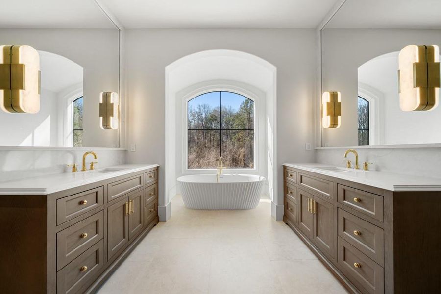 Furnished interior view inside a new home in Blue Heron Walk, Atlanta (Image 27).