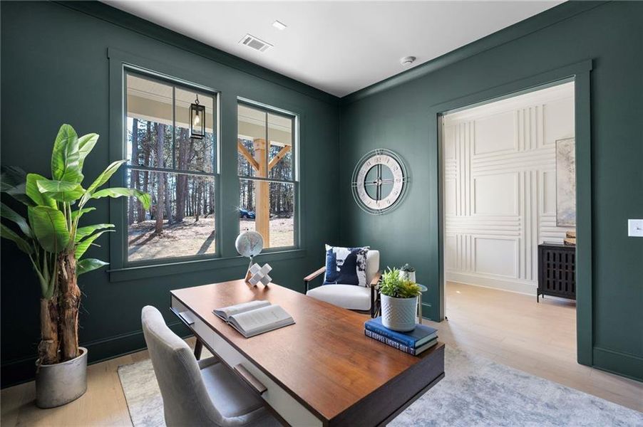 Furnished interior view inside a new home in , Cumming (Image 13).