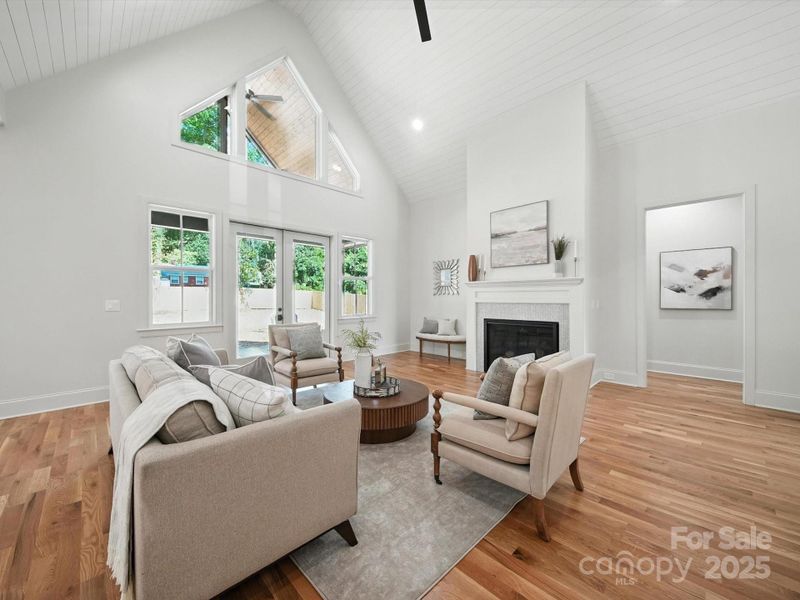 Furnished interior view inside a new home in , Charlotte (Image 16).