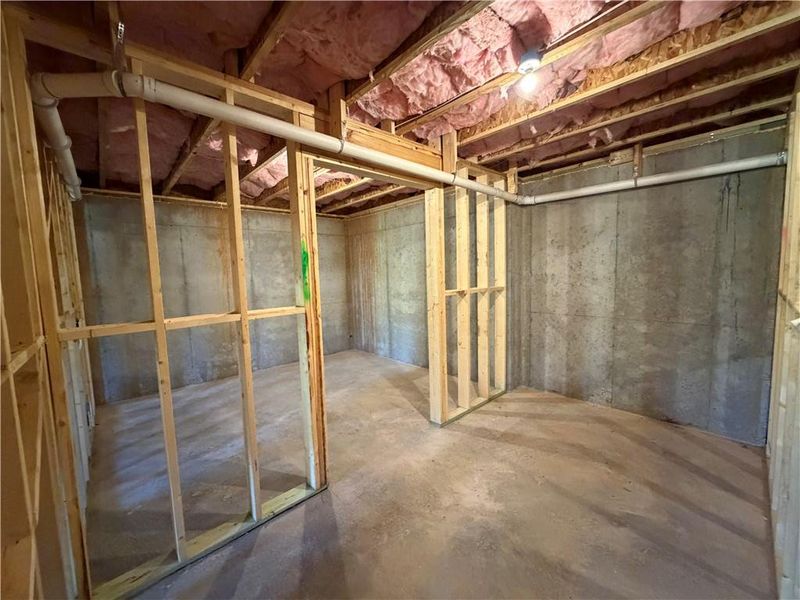 In-progress construction of a new home in Mallard’s Landing, Jefferson, GA (Image 46).