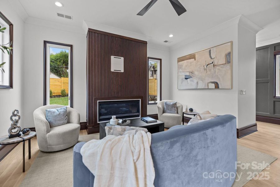 Furnished interior view inside a new home in , Charlotte (Image 9). Furnished interior view inside a new home in , Charlotte (Image 9).