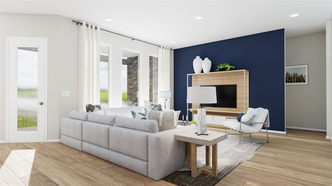 Furnished interior view inside a new home in Anniston, Katy (Image 2).