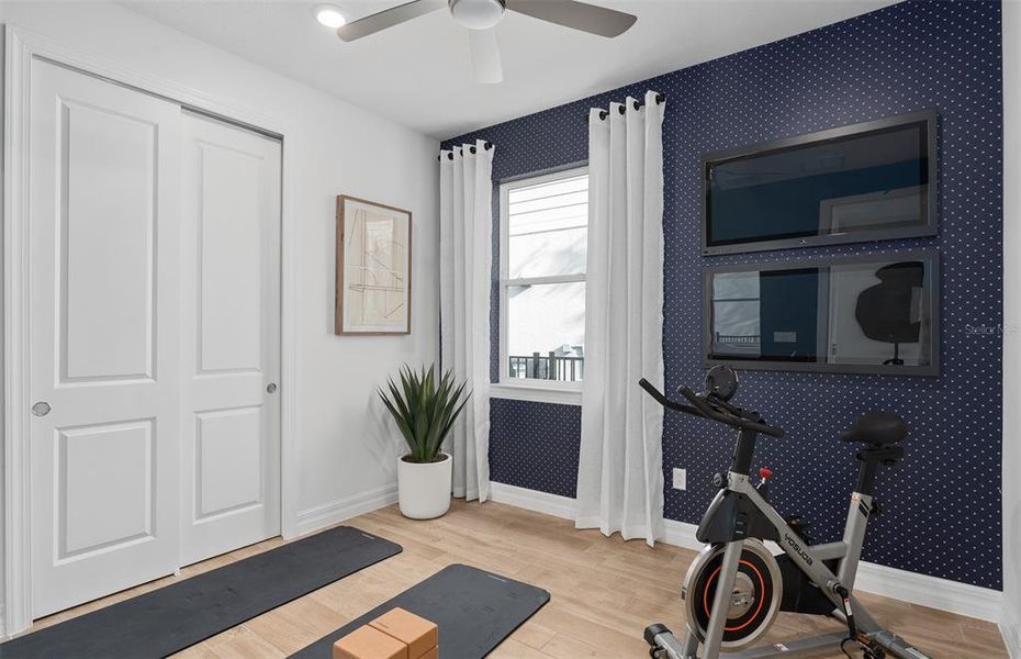 Furnished interior view inside a new home in Bridgewalk, St. Cloud (Image 26).